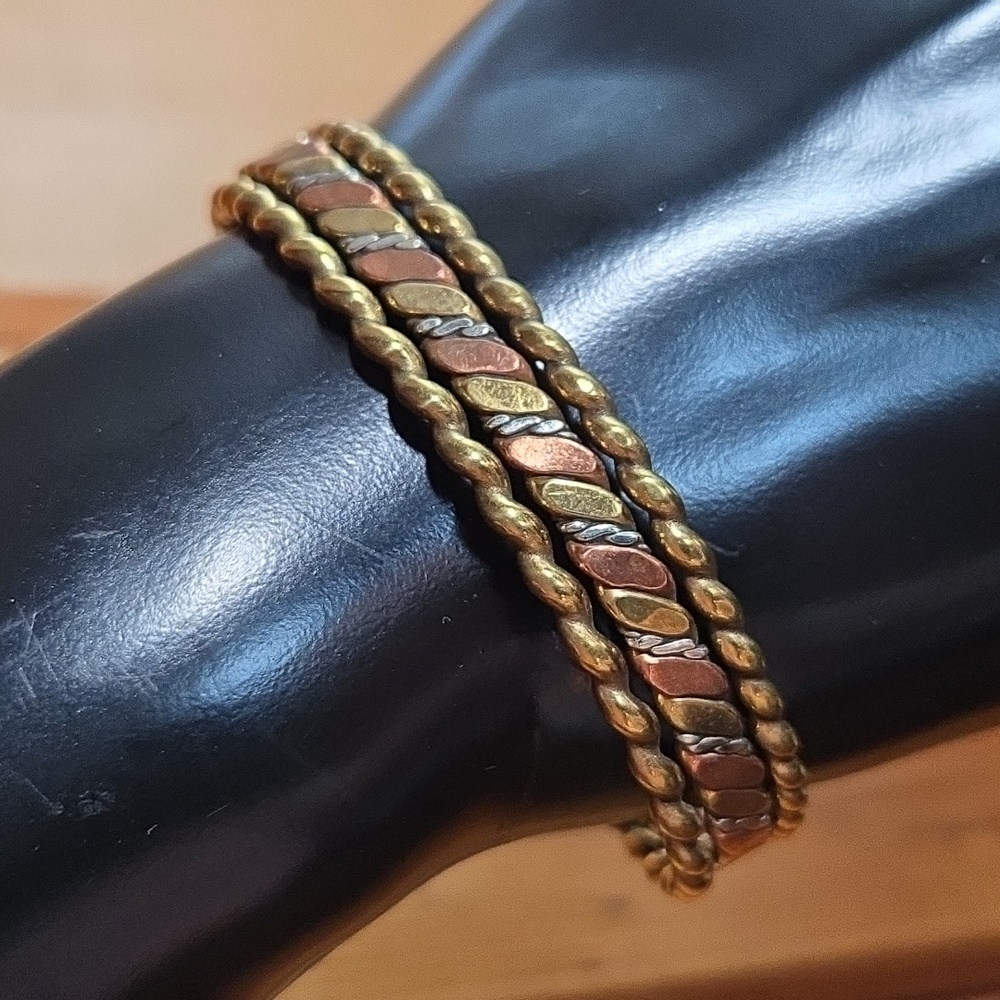 Mixed Metals Cuff Bracelet